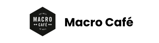macro cafe fitness cafe in stafford logo
