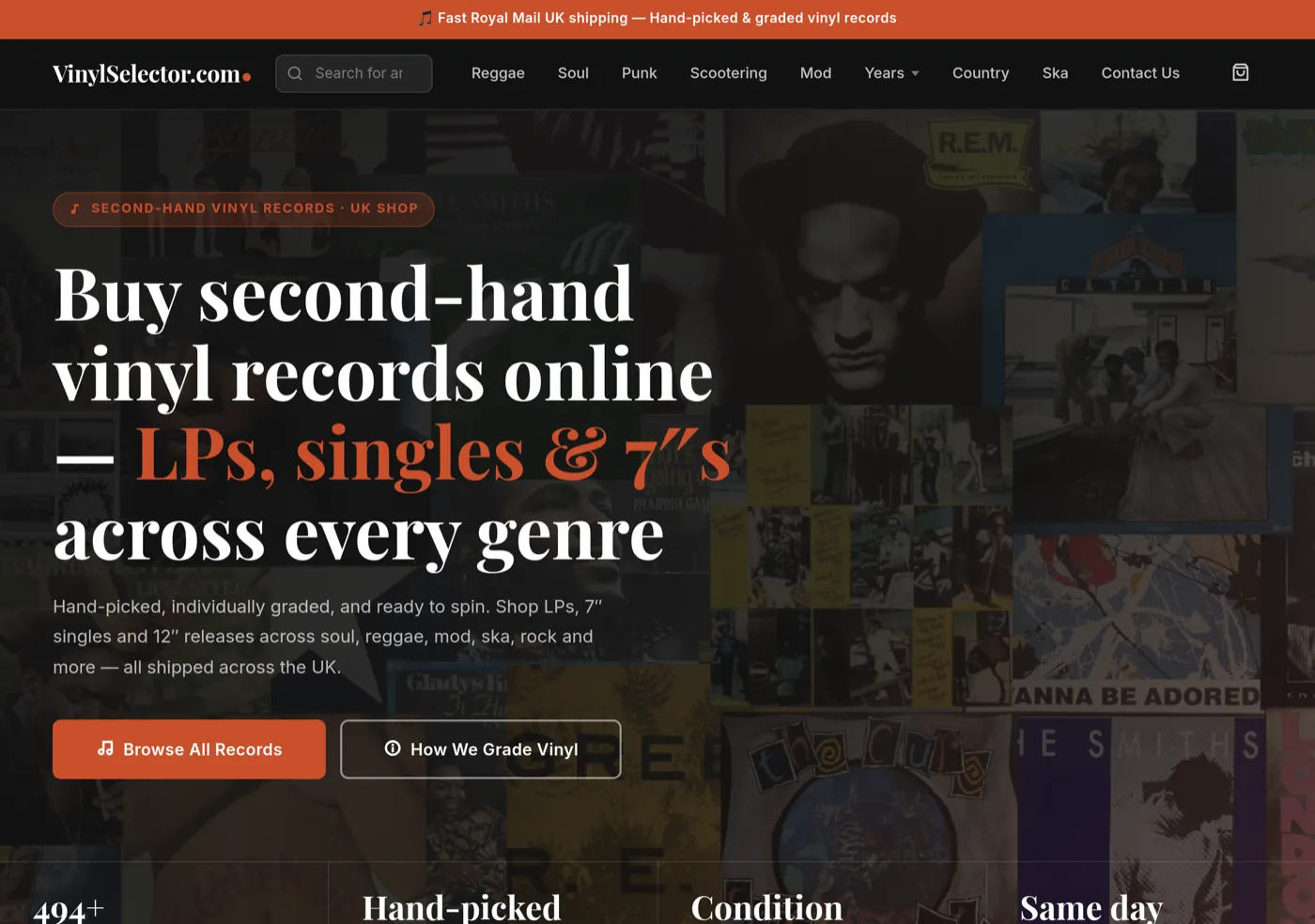 VinylSelector.com website